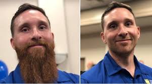 This Burnaby cop lopped off his bodacious hipster beard to fight cancer