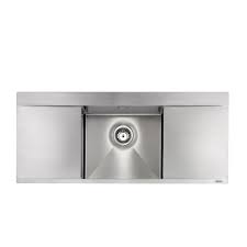 Notre sélection de bac évier inox cuisine : Evier A Encastrer Vycto 1 Bac 2 Egouttoirs En Inox Cuisissimo Evier Cuisine Inox Egouttoir Inox