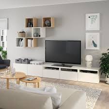 Besta Tv Storage Combination Black Brown Lappviken Stubbarp Black Brown 94 1 2x16 1 2x90 1 2 Add To Cart Ikea Eket Tv Storage Small Tv Room