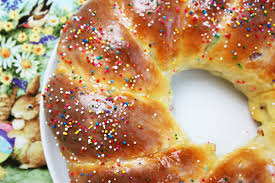 Put the bread onto a baking tray lined with parchment paper and cover again to prove for. Best Easter Bread Easy Recipe Easter Bread Jenny Can Cook