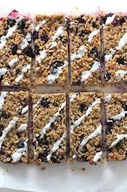 Combine flour, oats, brown sugar, salt, baking soda, cinnamon, and nutmeg in a large bowl. Blueberry Oat Breakfast Bars My Fussy Eater Easy Kids Recipes