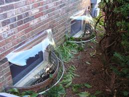 Metal or plastic window wells are the solution to a window well collapse. Metal Window Wells Basement Basement Window Well Covers Window Well Cover Window Well Basement Window Well