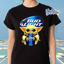 Baby Yoda Hug Bud Light Beer Shirt Hottrendshirts