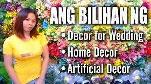 Faux leaf and flower decor let you add a little nature to your space without all the maintenance. Bilihan Ng Wedding Decor Sa Tabora Divisoria Youtube