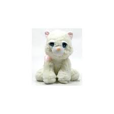 Sevimli Sirin Kedi Pelus 24 Cm Beyaz Bebekya