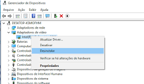 Resultado de imagem para desinstalar driver da bateria no gerenciador de dispositivos