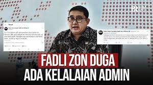 @rockygerung '' tulis fadli zon. Soal Kasus Nge Like Akun Pornografi Fadli Zon Menduga Ada Kelalaian Admin Di Twitter Youtube