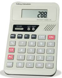 Calculator Storage Pocket Chart Cadan Assistive Technologies