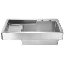 1,748 drop in kitchen sink products are offered for sale by suppliers on alibaba.com, of which kitchen sinks accounts for 42%, bathroom sinks accounts for 2%, and kitchen faucets accounts for. Whitehaus Collection Drop In Utility Sink With Drainboard Stainless Steel Wh33209 Np Rona