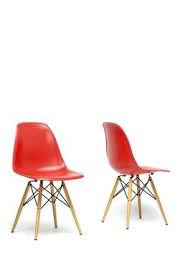 Accent Chairs Red Set Of 2 Midcentury Modern Dining Chairs Affordable Modern Furniture Accent Chair Set