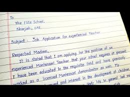 This article will give you an idea of how to write a letter which will give you the best chance at getting an interview or a job. Letter Of Application Teacher 11 2021