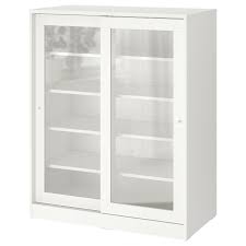 Ikea buffet bas génial meuble metal ikea ikea hack triple. Syvde Rangement Avec Portes En Verre Blanc Ikea