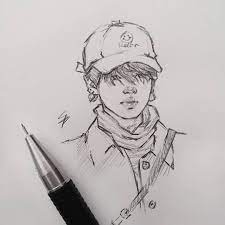 Shooky Dough Lil Airport Chim Bts Btsfanart Jimin Jiminfanart Bts Drawings Art Sketches Kpop Drawings