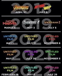 There (likely) won't be any more marvel releases for '20 & '21 but there could be one or two more in '22 but there are no movies yet. Disney Adds 6 More Marvel Movie Slots Through 2022