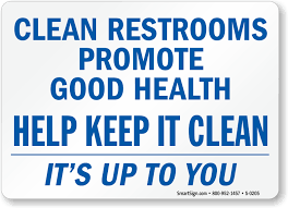 A wedge cushion can help those with a weak core support an active learning posture while sitting at a desk during seatwork or study time, and a bean bag cushion offers cozy comfort and room to wiggle for kids who enjoy extra sensory input while reading or chilling. Keep Bathroom Clean Signs