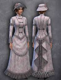 By cosimetics — made by cosimetics cc. Victorian Lace Dress And Hat At Alial Sim Sims 4 Updates