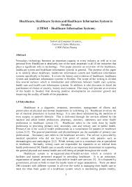 World health organizations data shows that the overall performance of the malaysian health care system is remarkably good. Pdf Healthcare Healthcare System And Healthcare Information System In Sweden Huzaifa Marina Academia Edu