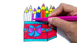 These coloring pages have various images of pencils like pencils with eraser at the end, pencils with the head of a cartoon character at the end, pencils in a box, in a pencil stand and also animated pencils. Coloring Crayon Box Drawing Drawing With Crayons