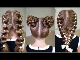 Just don't be afraid of experiments and try different ideas from easy curly hairstyles to easy pin up hairstyles. Pricheski Na 1 Sentyabrya 3 Good Looking Hairstyles For School Youtube Hairstyles For School Kids Hairstyles Cool Hairstyles