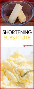 Shortening is a fat that is solid at room temperature and used in baking. 8 Best Shortening Substitute Ideas Shortening Substitute Recipes Food