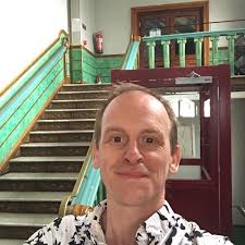 Here is our Artistic Director Daniel Winder showing off his new home