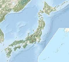 Continuous map of japan map of the main islands with a side map for the ryukyu islands Japanese Alps Wikipedia