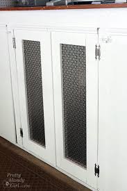 Creating Open Frame Radiator Screen Cabinet Doors In 2020 Radiator Screen Diy Cabinet Doors Cabinet Door Makeover