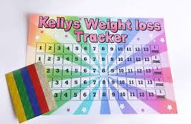 details about weight loss chart a4 slimming dieting 1 10 stone tracker laminated sticker ww sw