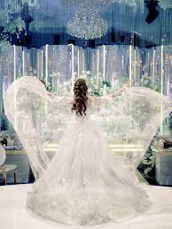 Guests reportedly remarked on the sincerity and love expressed in the ceremony, commenting, how lovingly they looked at each other! Royal Wedding Sultan Muhammad V Oksana Voevodina Max Koliberdin