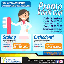 Promo Dari Klinik Gigi Hanya Sampai Agustus 2019 Kawat Gigi Kedokteran Gigi Gigi