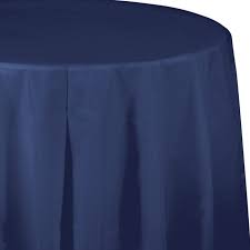 Maybe you would like to learn more about one of these? Navy Blue Plastic Round Tablecloth Party At Lewis Elegant Party Supplies Plastic Dinnerware Paper Plates And Napkins