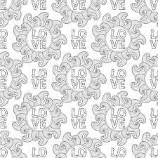 Romantic design coloring pages for adults. Hand Drawn Floral Love Frame For Adult Coloring Pages Artistic Stock Vector Illustration Of Black Doodle 65143415