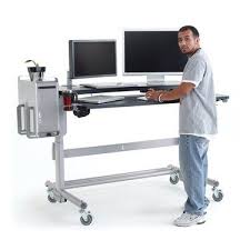 Description bring fun back into the office with the workfit electric desk. Stand Up And Height Adjustable Desk Elevate Adjusta From Anthro Adjustable Height Desk Stand Up Desk Desk