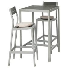Recherche dans maison & fournitures recherche dans tout le site. Sjalland Bar Table And 2 Bar Stools Outdoor Dark Grey Froson Duvholmen Beige Ikea Switzerland