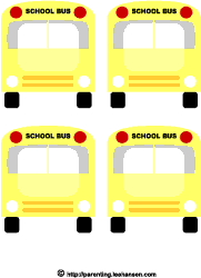 Free Printable Bus Tags Name Tags Just Printed These For