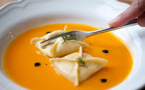 Ricetta Ravioli Di Baccala Mantecato Con Salsa Di Zucca Gialla Cook