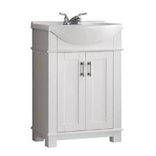 Walcut usbr4007 vanity cabinet under mount single vessel sink. Fresca Hudson 24 In Bathroom Vanity In White With Ceramic Vanity Top In White The Home Depot Canada