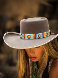Seafoam Cowboy Hats Beaded Hat Bands Cowgirl Hats