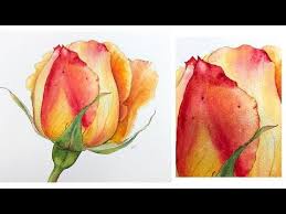 Painting watercolor flowers doesn't have to end in tears! Become A Patron Of Maria Raczynska Today Read 1214 Posts By Maria Raczynska And Get Access To Exclu Rose Painting Watercolor Flowers Paintings Watercolor Rose