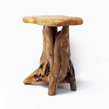 Here's my simple diy bed side table that could also be used as a plant stove. Welland Cedar Root Wood Log Side Table End Table Rustic Primitive Natural Live Edge Buy Online In Bahamas At Bahamas Desertcart Com Productid 40891990