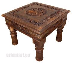 60x60 Cm Antik Look Kolonialstil Orient Teetisch Tisch Couchtisch Nuristan Nr 9 Carved Table Perfect Coffee Table Coffee Table