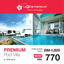 Indoor game, pool etc are some of the facilities provided. Book A 2d1n Stay At Lexis Lexis Hibiscus Port Dickson Facebook