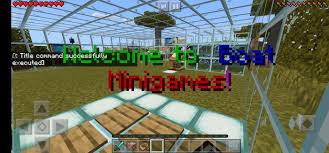 Divine games is a professional crossplatform minecraft minigames server. Boat Minigames Minecraft Pe Maps