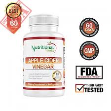 Raw Apple Cider Vinegar Capsules All Natural Weight Loss Extra Strength Supplements Helps With Detox Digestion And Body Cleansing 1000mg