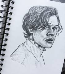 Artist On Instagram So Finally Harrystyles Please Tag Him If You Like The Drawing Dra Cizim Fikirleri Cizim Karalama Defteri Fikirleri