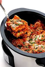 Slow Cooker Lasagna Gimme Some Oven Recipe Slow Cooker Pasta Recipes Slow Cooker Lasagna Lasagna Recipe Slow Cooker