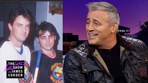 Courteney cox, jennifer aniston and matt leblanc reunite for 'rare' 'friends' selfie. Matt Leblanc Hockey Checks James Corden Youtube