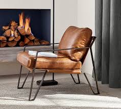 Owen Leather Armchair Leather Accent Chair Leather Armchair Armchair Furniture