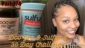 Sulfur 8 products are medicated to scientifically heal hair by repairing the scalp, reducing itch, ridding dandruff and moisturizing the hair and scalp. Sulfur 8 Doo Gro 30 Day Fast Hair Growth Challenge Pt 1 4 Youtube