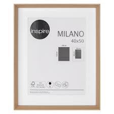 Moulure f02 l 200 x l 5 5 cm. Cadre Milano L 40 X H 50 Cm Chene Leroy Merlin
